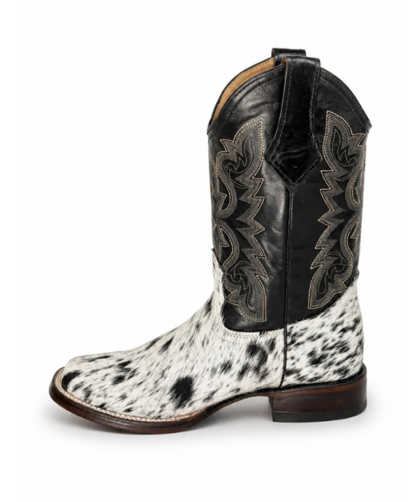 Bota Vaquera de Pelo de Vaca