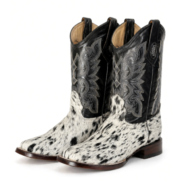 Bota Vaquera de Pelo de Vaca