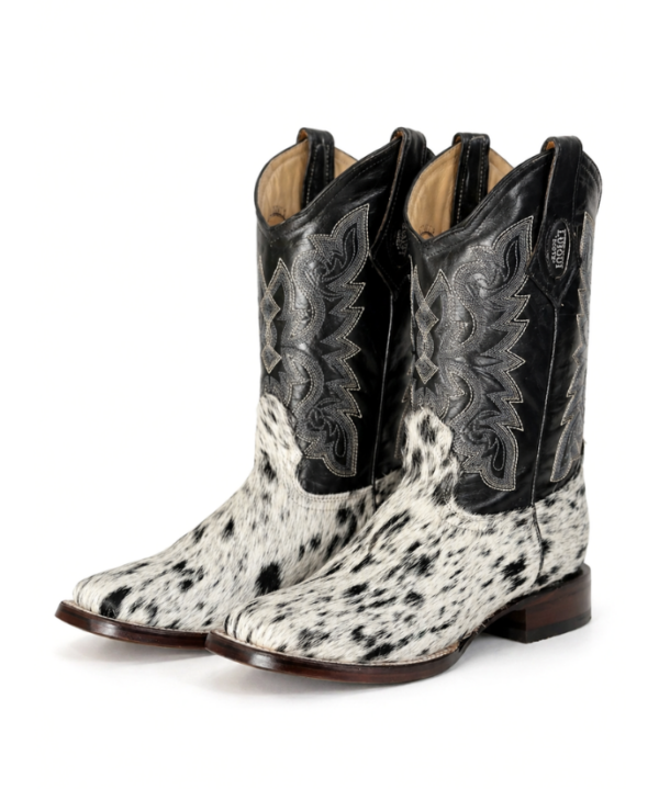 Bota Vaquera de Pelo de Vaca