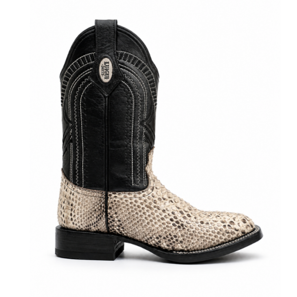 Bota Vaquera Imperio Piel de Pitón Natural