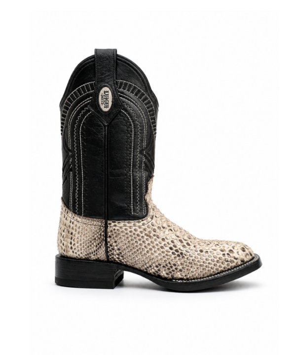 Bota Vaquera Imperio Piel de Pitón Natural