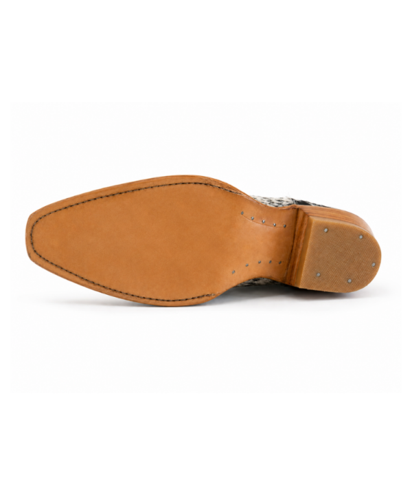 Bota Vaquera Nevada de Pelo de Vaca Natural