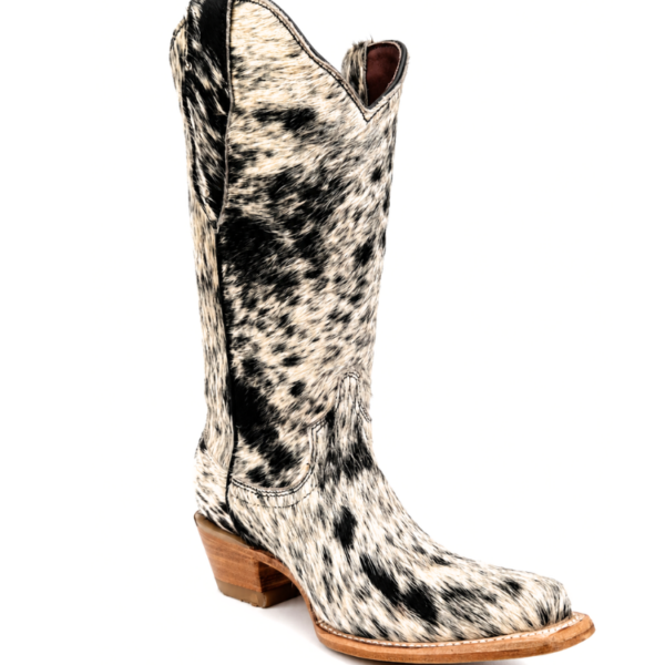 Bota Vaquera Nevada de Pelo de Vaca Natural