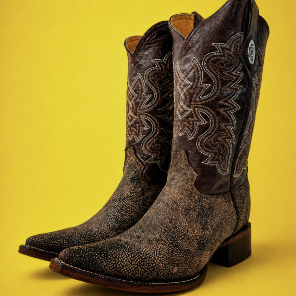 Bota Vaquera El Cairo Premium en Piel de Jirafa