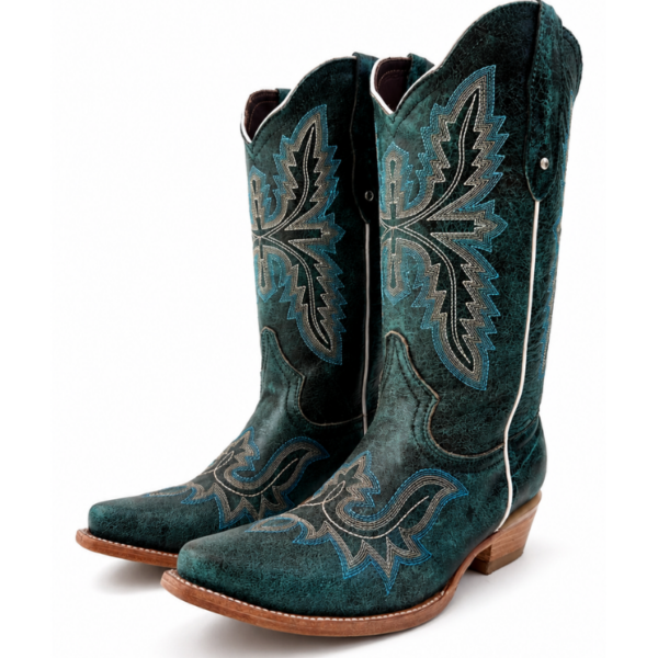 Bota Vaquera Aurora de Piel