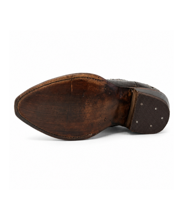 Bota Vaquera Puntal Corte Láser Atrapasueños Café